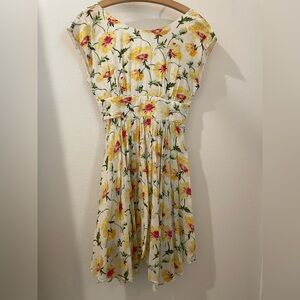 Anthropologie Floral Summer Dress